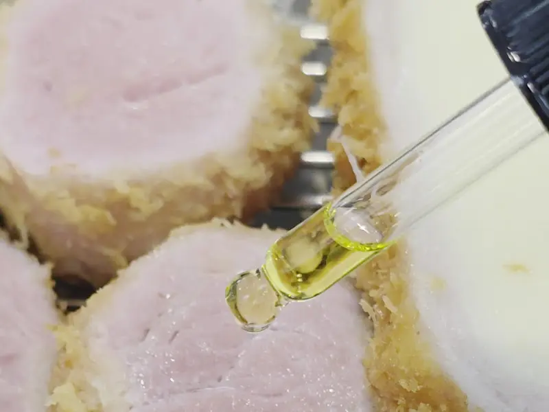 트러플 오일을 뿌린 안심카츠