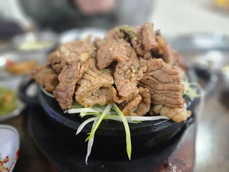 마늘 석갈비 클로즈업