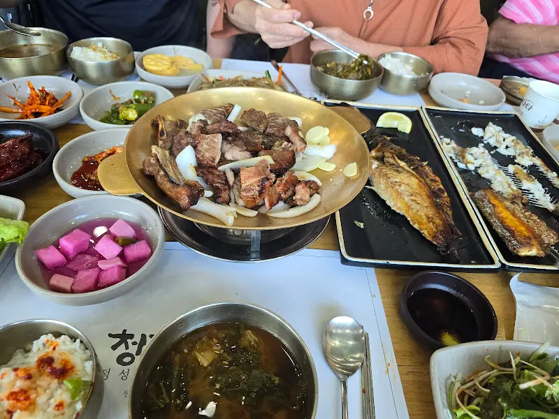 석갈비와 고등어구이