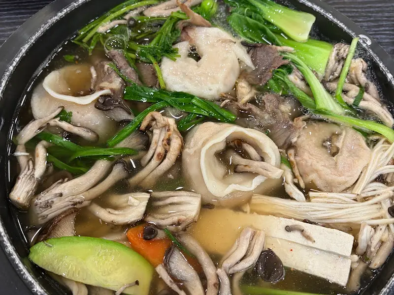 만두전골 클로즈업