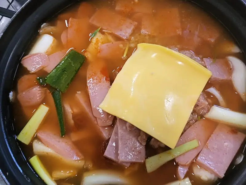 부대찌개 비주얼