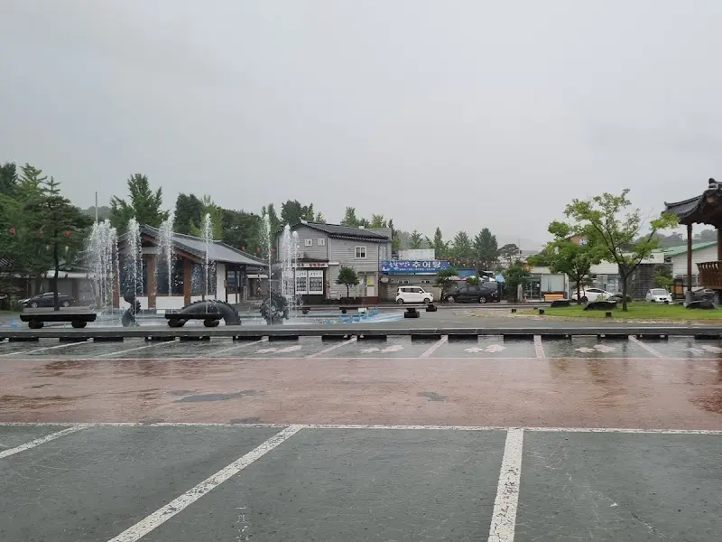 넓은 주차 공간