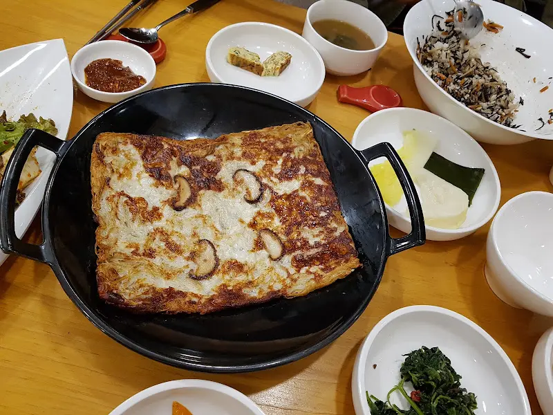 버섯치즈전 근접샷