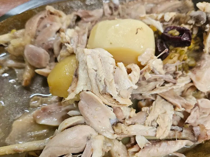 닭백숙 근접샷
