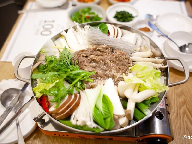 삼오정 불고기 전골