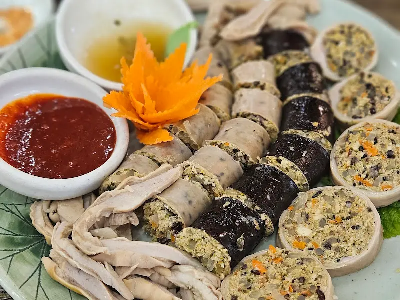 모듬순대 근접샷