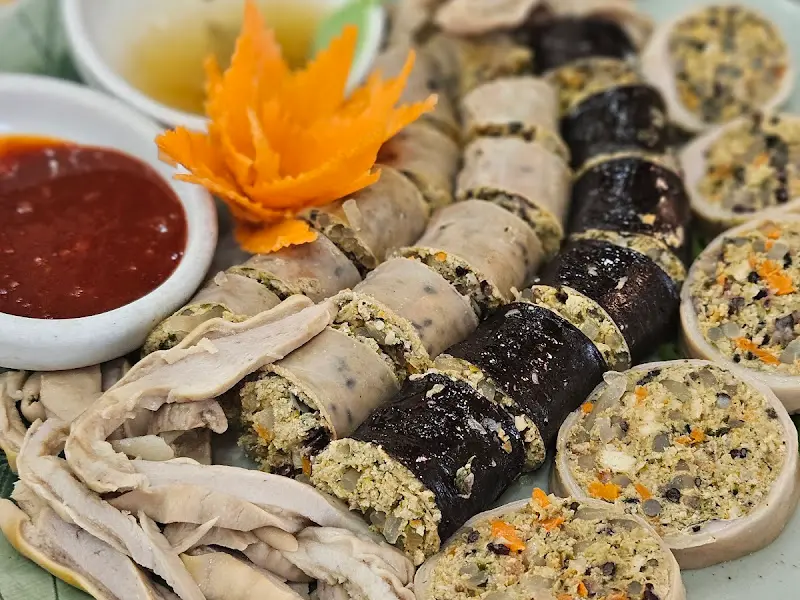 모듬순대 항공샷