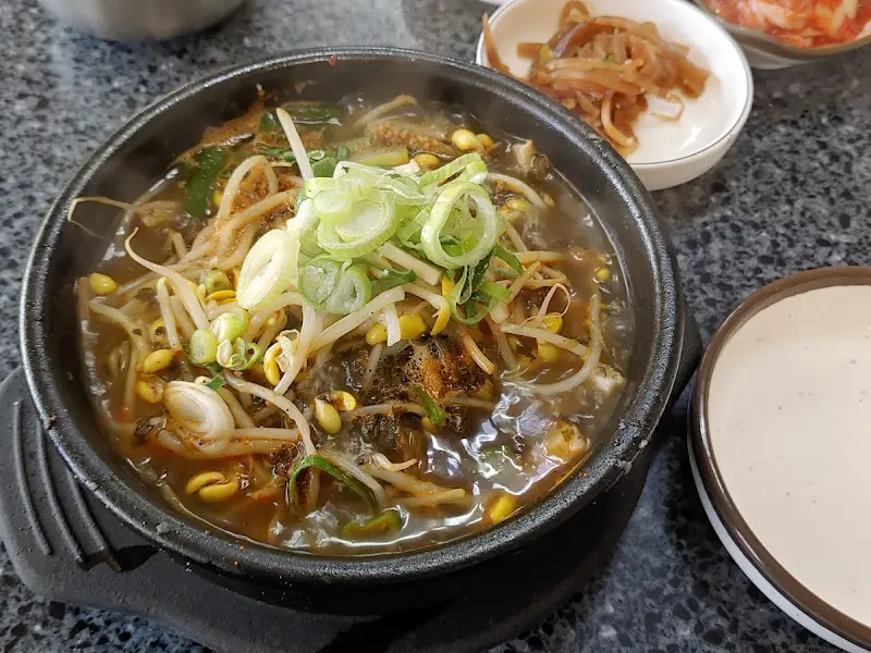 인삼누룽지해장국의 비주얼