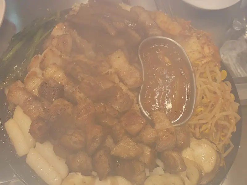 모듬 한판 전체샷