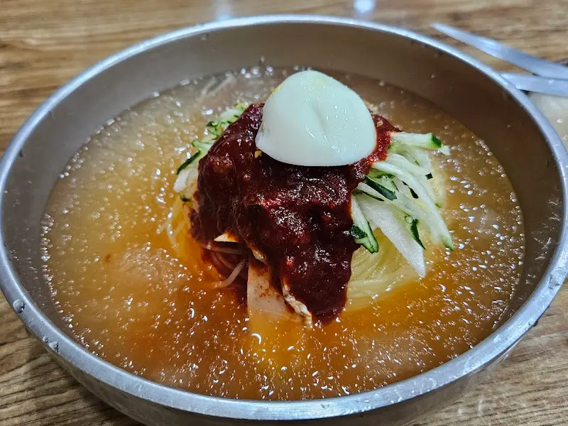 물밀면 오이 빼고