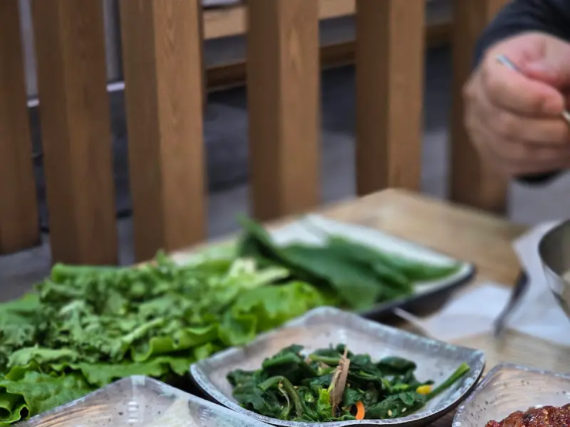 싱싱한 쌈 채소