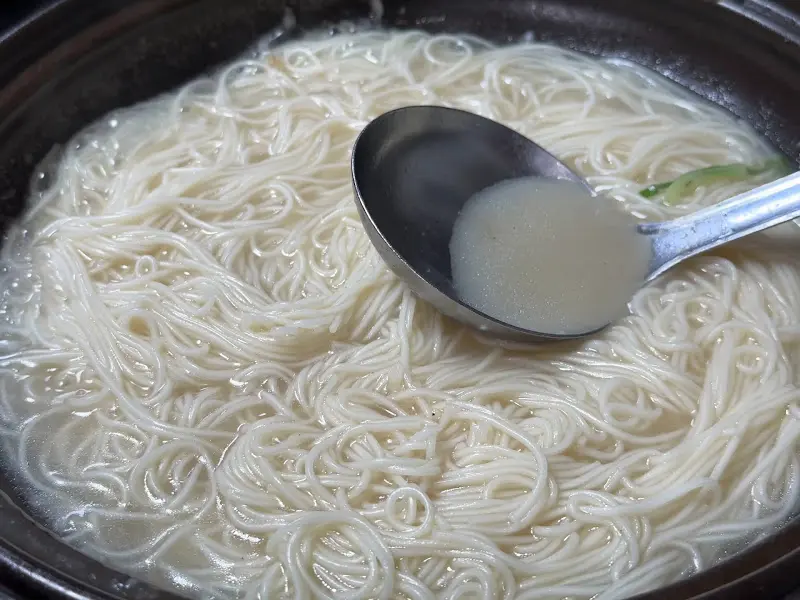 수육전골 국수사리