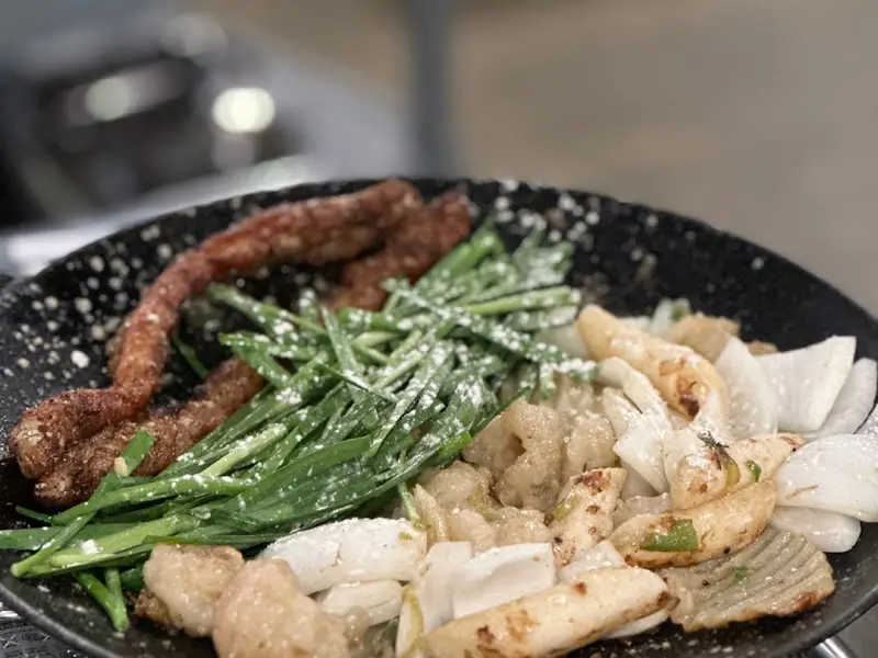 대파, 곱창 디테일