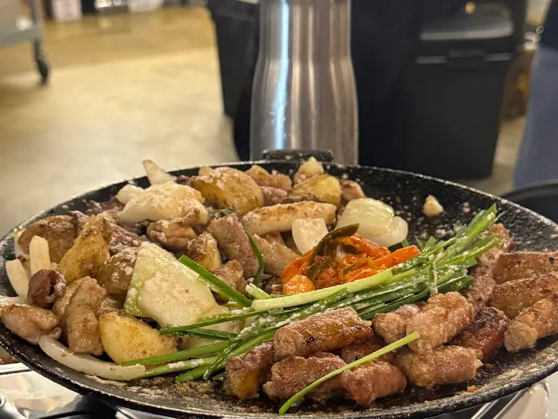 곱창 모듬 한 상 차림