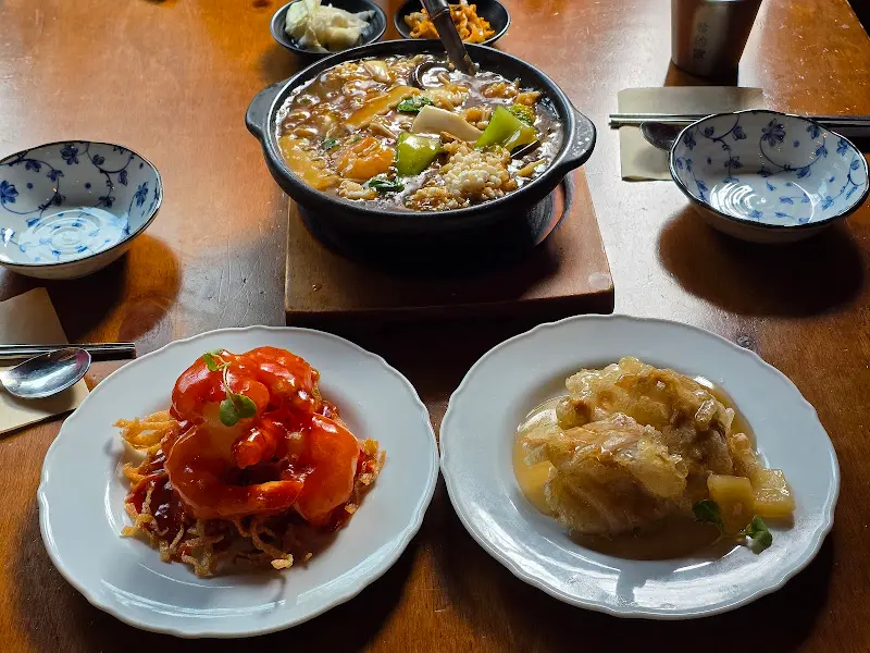 해물 누룽지 전골, 칠리새우, 꿔바로우