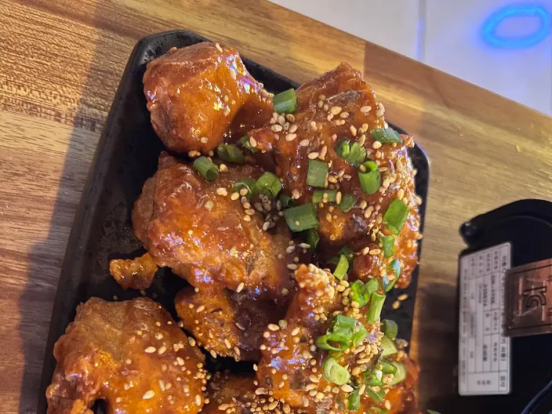 닭강정 스타일의 튀김