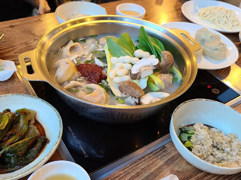 만두전골 풀 세팅