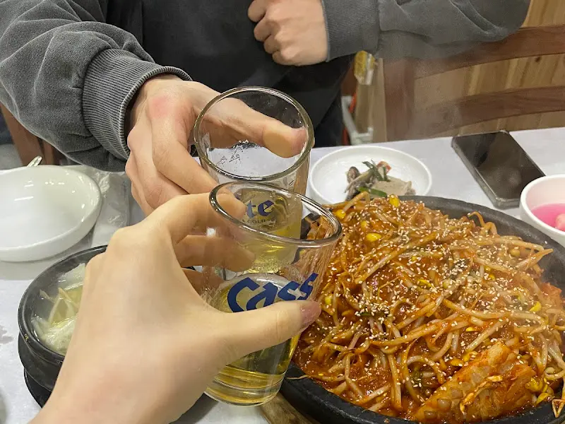 뽈테기찜과 술 한잔