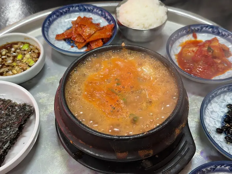 소하동 우리식당 청국장 한 상 차림