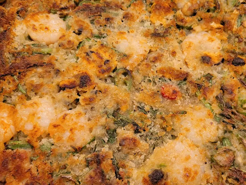 해물파전 클로즈업