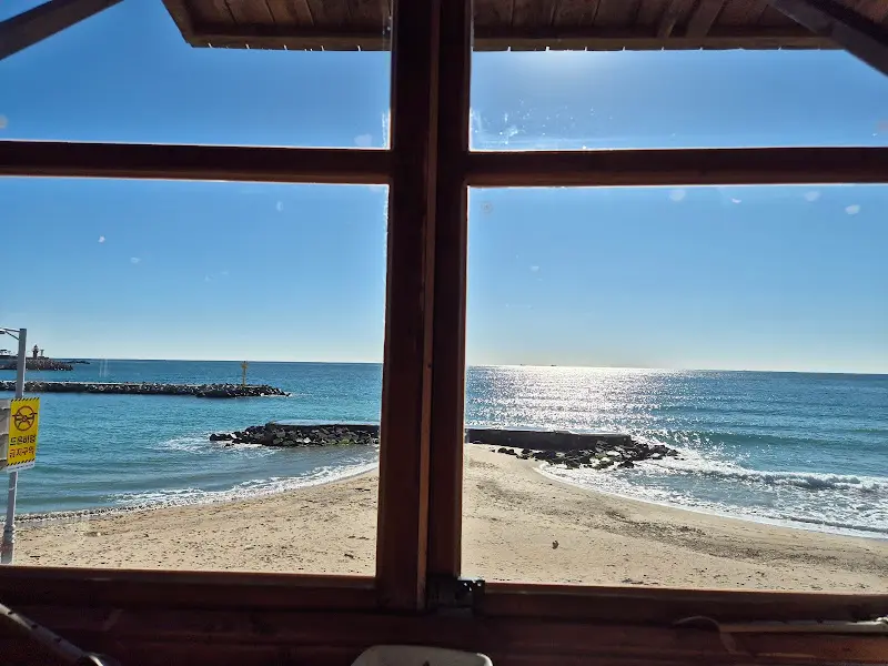 나사리식당 창밖 풍경