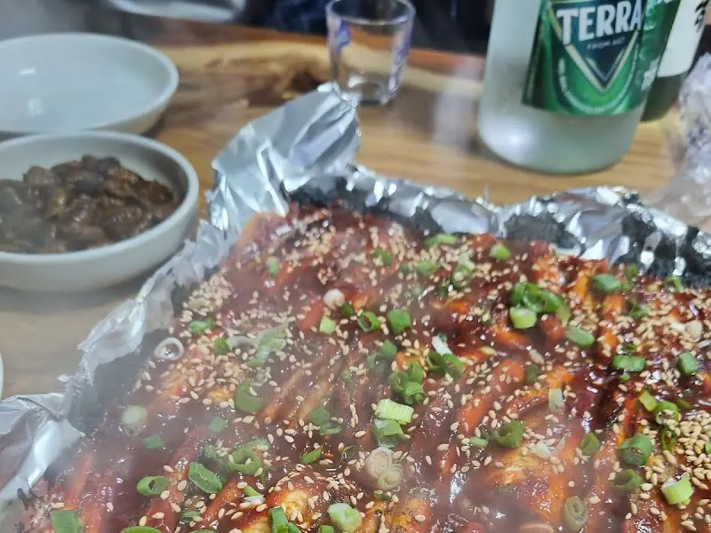 장어구이 근접샷