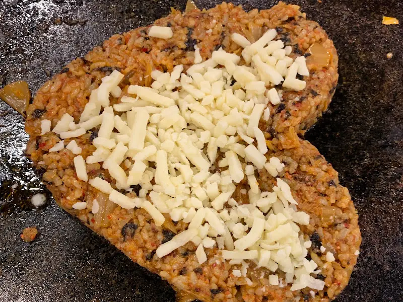 하트모양 볶음밥