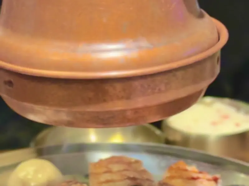 고기가 구워지는 모습