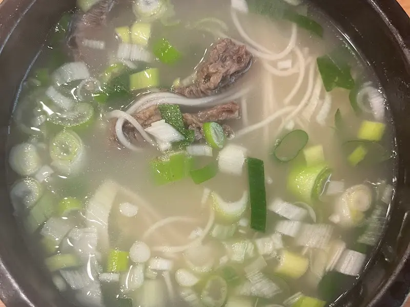 설렁탕의 모습