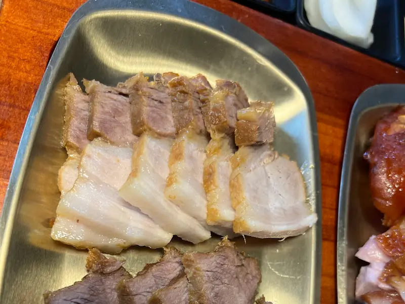 촉촉한 보쌈의 클로즈업 샷