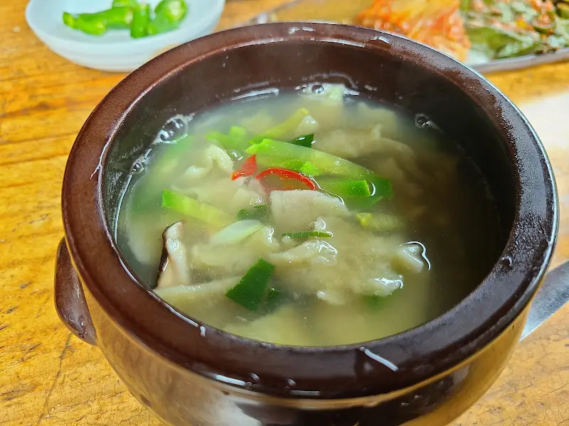 산울 수제비 디테일