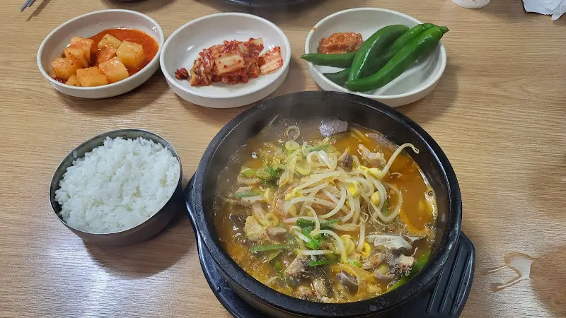 우거지 해장국 한상차림