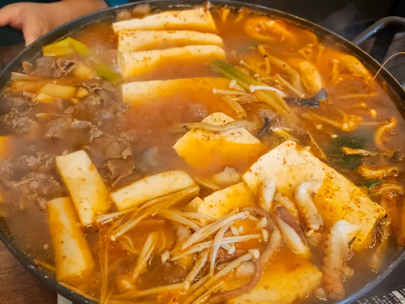 두부전골 비주얼