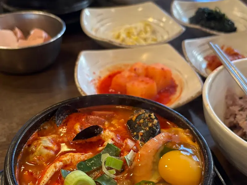 순두부찌개 클로즈업