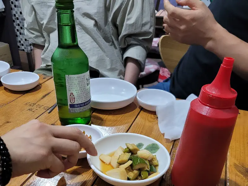 신안홍어무침 술