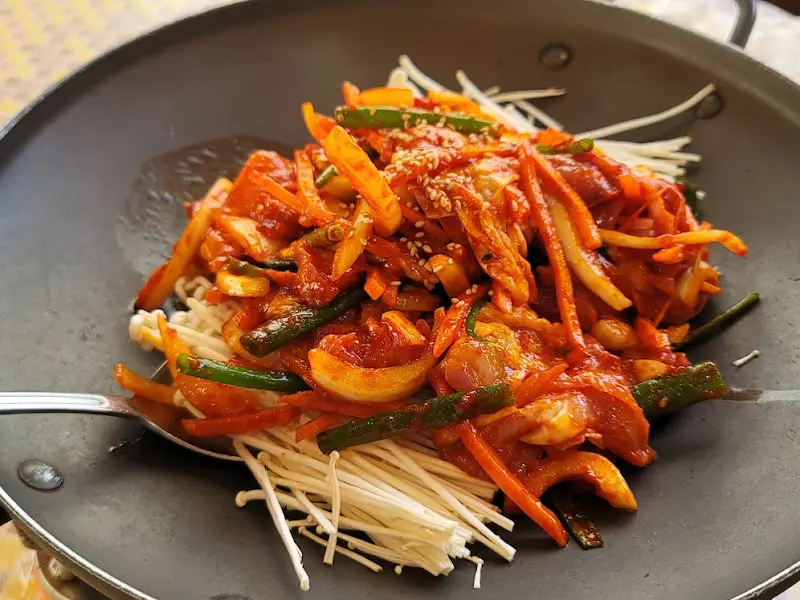 닭 주물럭 클로즈업