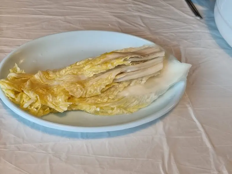 깔끔한 백김치