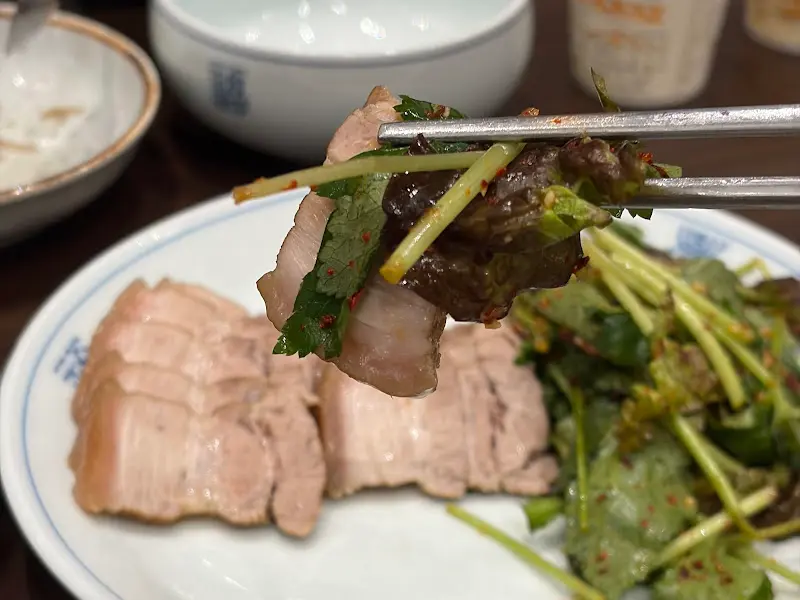 수육과 곁들여 먹는 채소