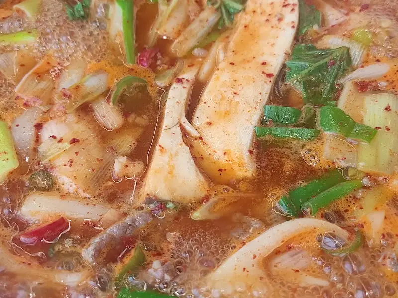 보기만 해도 속이 풀리는 듯한 소고기국밥