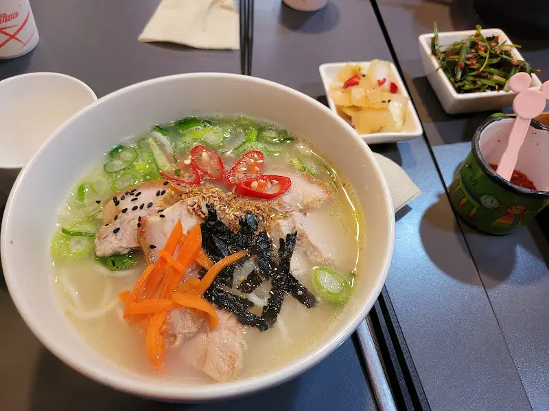 고기국수 근접샷