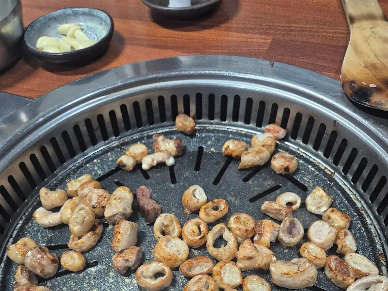 불판 위의 곱창