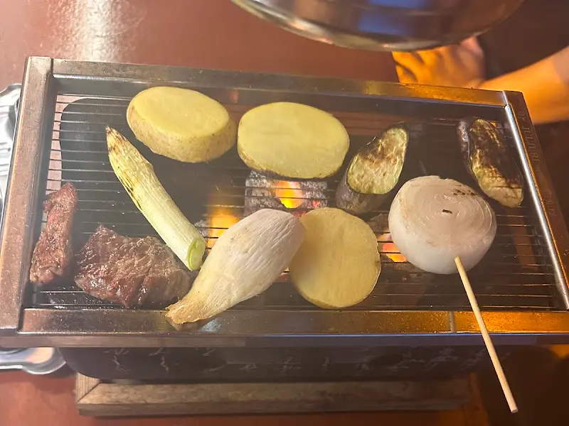 고기와 야채를 함께