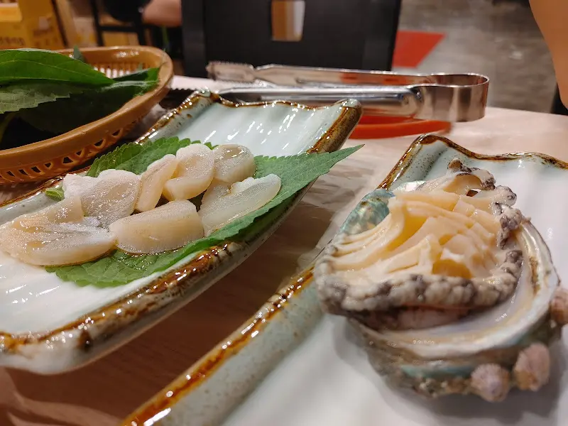 다양한 해산물 스끼다시