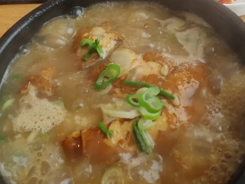 삼계탕 근접샷