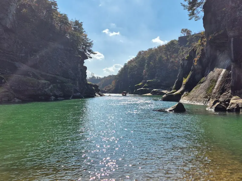 한탄강 협곡의 아름다운 풍경