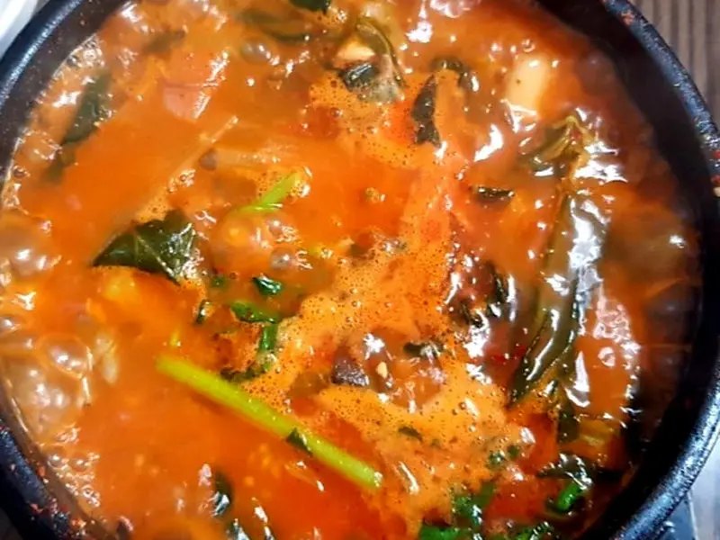 메기 매운탕 클로즈업