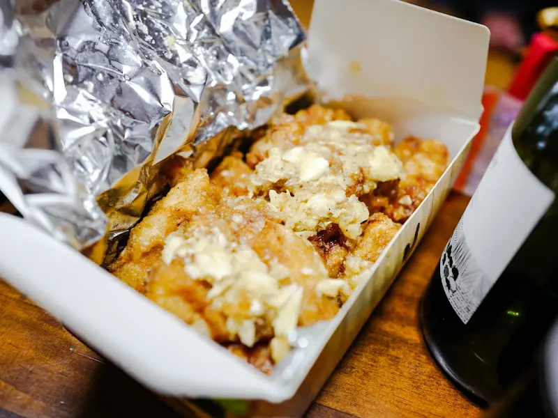 포장된 마늘통닭