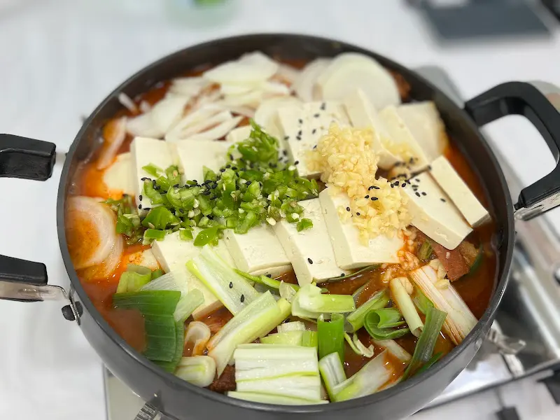 순두부찌개의 모습