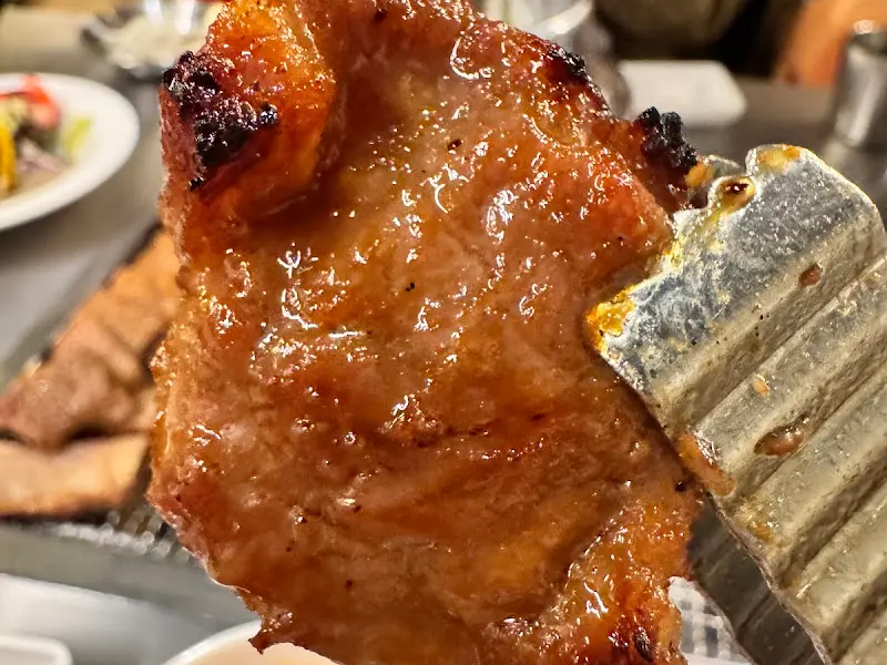 잘 구워진 소갈비