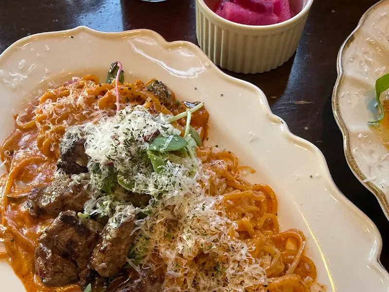 스테이크와 파스타